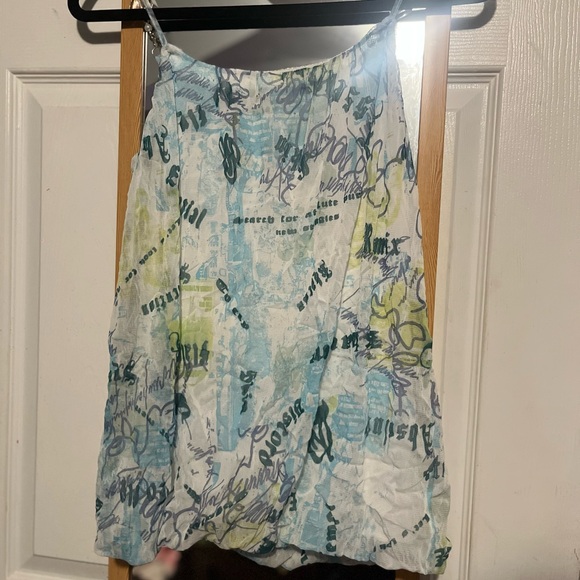 Y2K Tank Top Size Small, Made in Italy Top With Beaded Straps, Y2K top - Picture 7 of 12